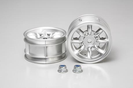 Rc Mini Cooper Chrome Wheel (1Pr)