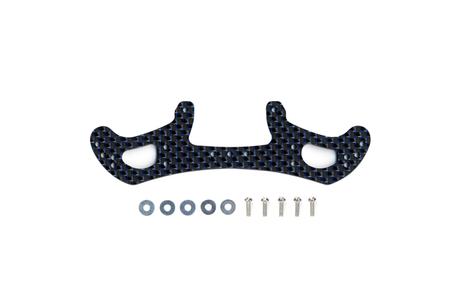 Jr Hg Carbon Wide Rear Plate Ar Chassis (2Mm/Blue Lame)