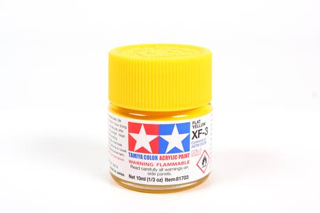 Acrylic Mini Xf-3 Flat Yellow 10Ml Bottle