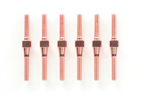 Rc Aluminum Turnbuckle Shaft 2.6X29Mm  6Pcs