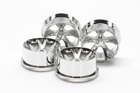 Jr A-Spoke Wheels/Silver Plate For Low Profile Tires