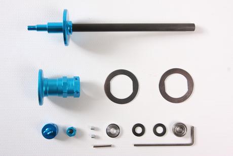 Rc F104 Carbon Rear Shaft W/Diff Housing Set