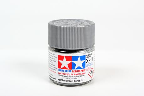 Acrylic Mini X-11Chrome Silver 10Ml Bottle