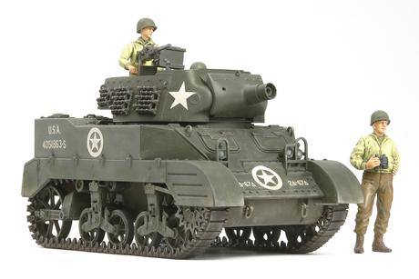 Us Howitzer Motor Carriage M8 "Awaiting Orders" W/3 Figures