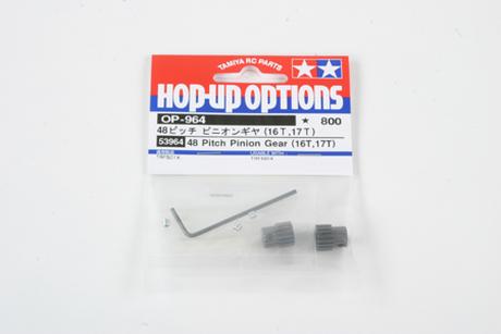 Rc 48P Pinion Gear (16T, 17T) Trf501X