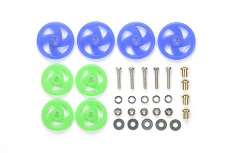 Jr Low Friction Roller Set Blue/Light Green