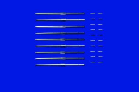 1/350 Metal 46Cm Gun Barrels W/Projectiles (For Yamato)