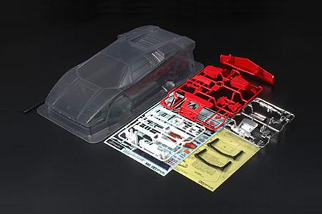 Rc Body Parts Set Tt-Gear Lamborghini Countach Lp500S