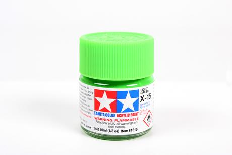 Acrylic Mini X-15 Light Green 10Ml Bottle