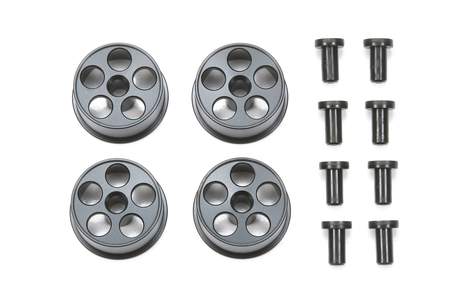 Jr Hg Aluminum Wheels Black For Low Profile Tires  4Pcs