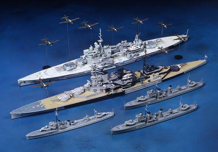 Battle Of Malaya Set 1/700  W/Background Pamphlet