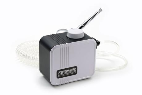 Spray-Work Air Compressor Adv. W/Sparmax Airbrush Sx 0.3D