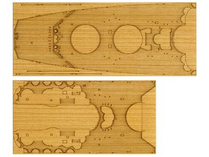 1/350 Yamato Deck Sheet Japanese Battleship