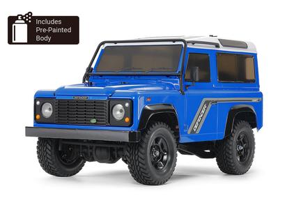 Rc 1990 Land Rover Defender 90 Cc-02 Lt Blue Painted Body